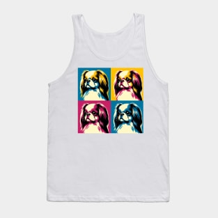 Japanese Chin Pop Art - Dog Lover Gifts Tank Top